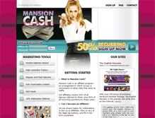 Tablet Screenshot of mansioncash.com